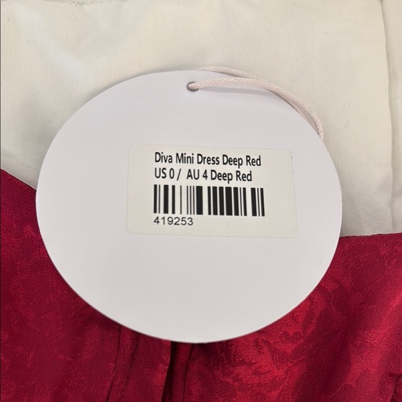 NWT Elegant Red Spaghetti Strap Dress - Picture 7 of 10